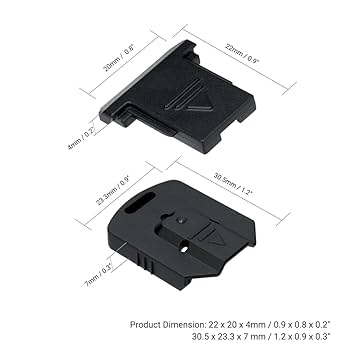 Amazon.com : 2Pack Camera and Flash Hot Shoe Cover Cap for